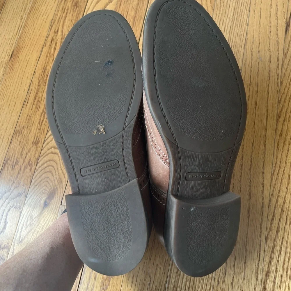 Bostonian Classic Brown Leather Men's Dress Shoes Size 9.5 Dress Workwear